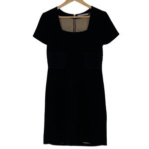 MARC NY Andrew Marc LBD short sleeve sheath dress women's size 6